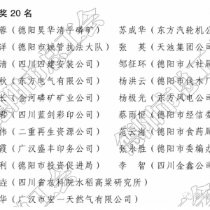 2017年德阳市职工法律知识竞赛获奖名单